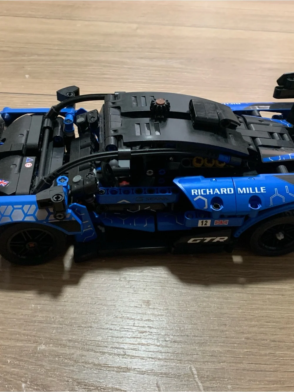 Lego Technic Blue and Black McLaren Race Car